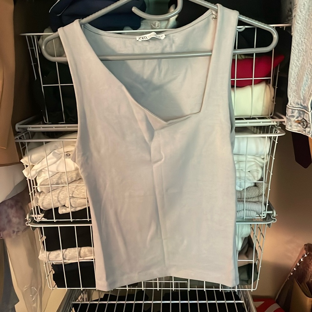 Zara cut out top.